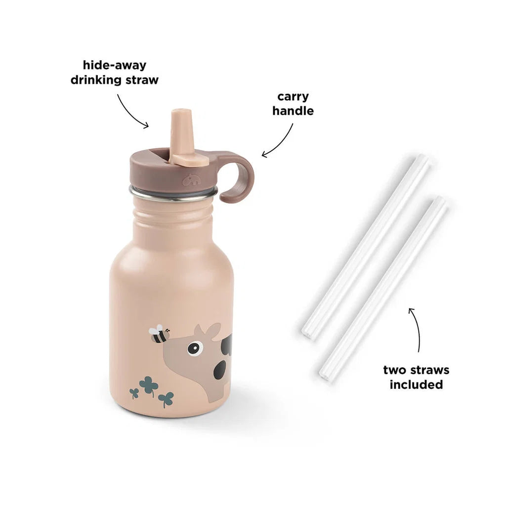 Metal Straw Bottle – Tiny Farm 350 ml - Done by Deer
