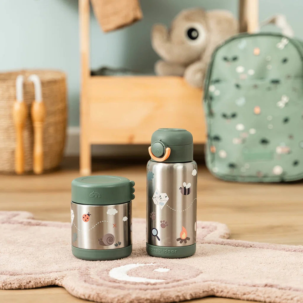 Insulated Straw Bottle – Tiny Trails 340 ml - Done by Deer