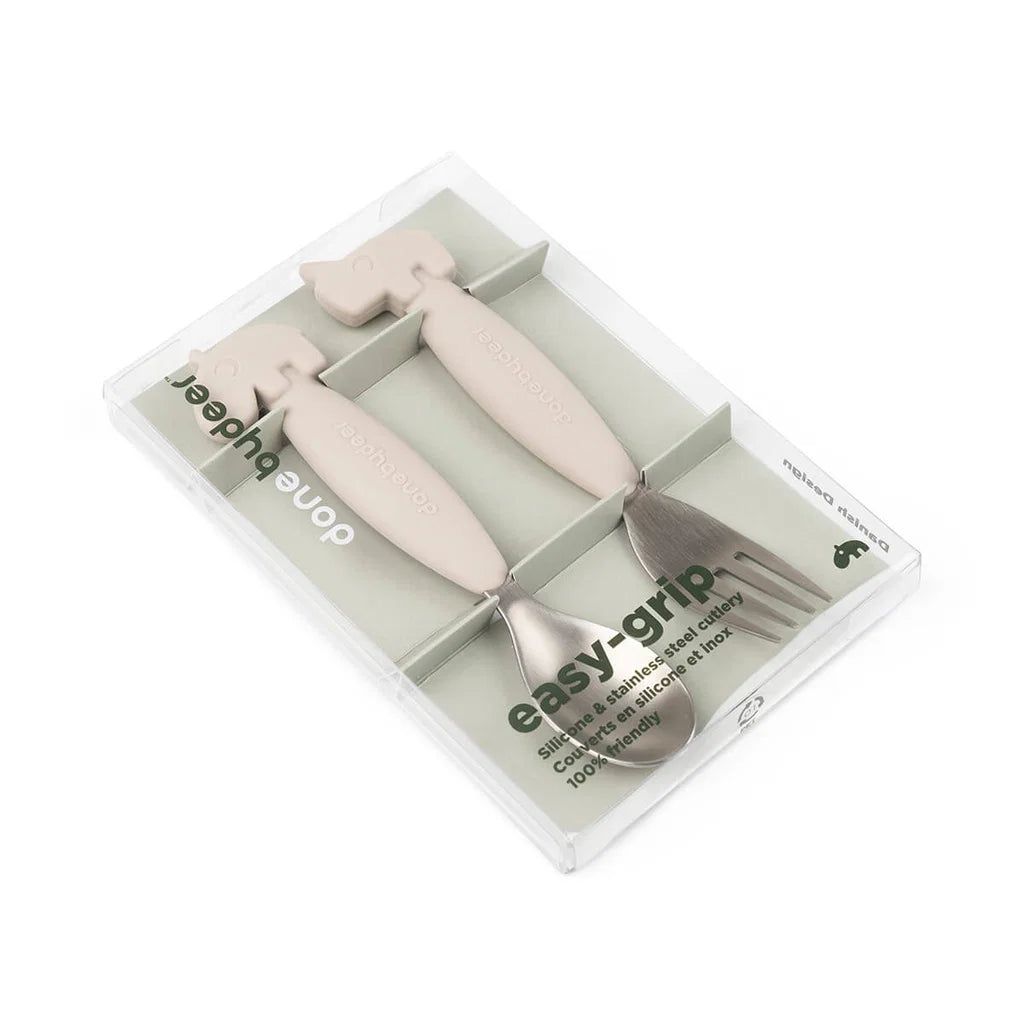 Easy-Grip Spoon & Fork Set – Deer Friends - Done by Deer