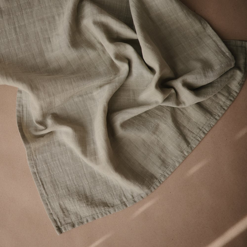 Muslin Cloth 3-pack - Sage - Mushie
