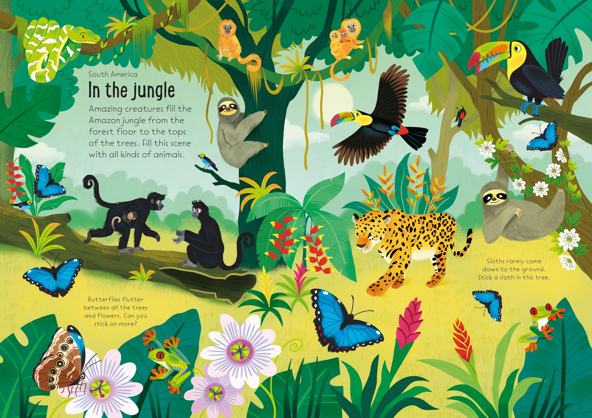 Little First Stickers Nature - Usborne