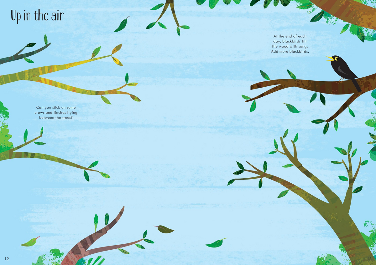 Little First Stickers Woodland - Usborne