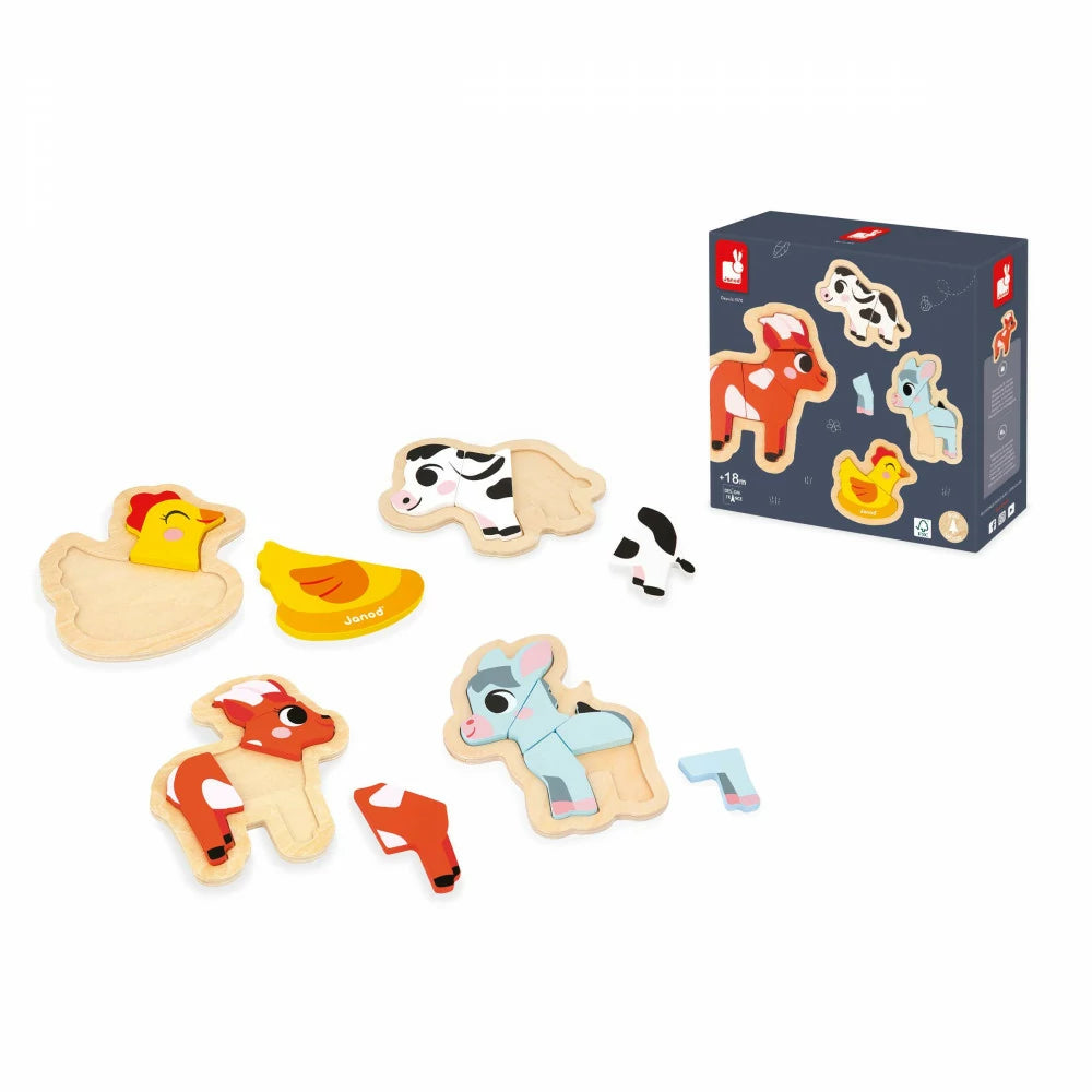 Farm Progressive Puzzles - Janod