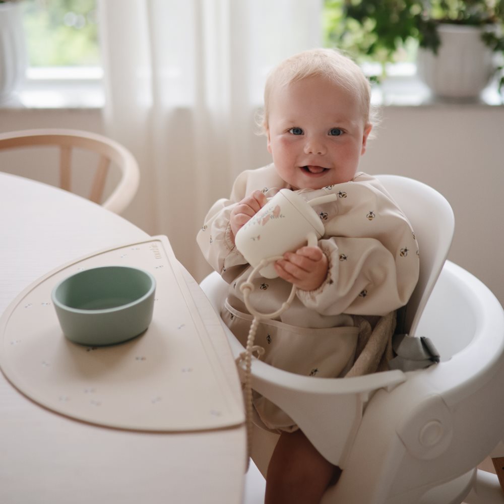 Long Sleeve Bib - Bees - Mushie