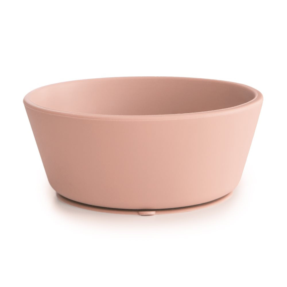 Silicone Suction Bowl – Blush - Mushie