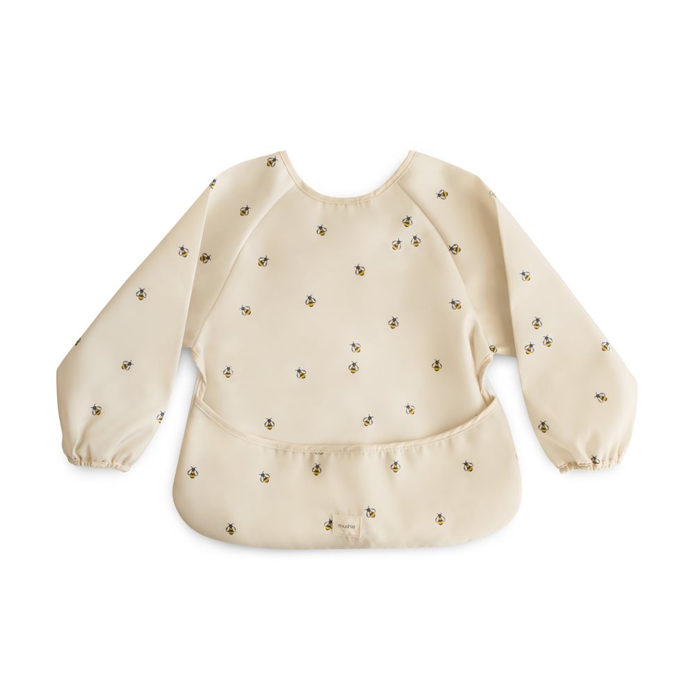 Long Sleeve Bib - Bees - Mushie