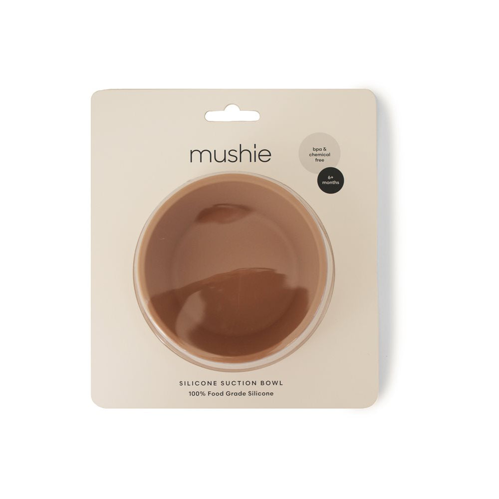 Silicone Suction Bowl –Natural - Mushie