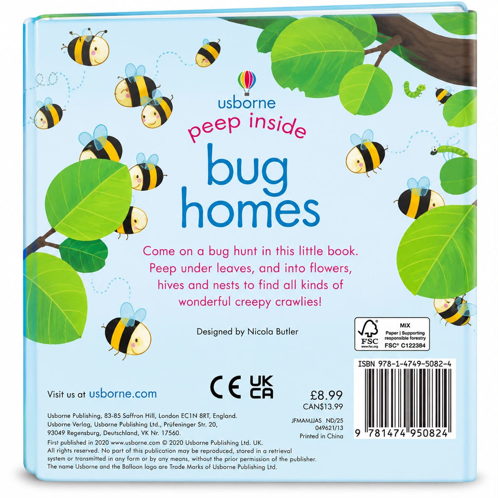 Peep Inside Bug Homes - Usborne