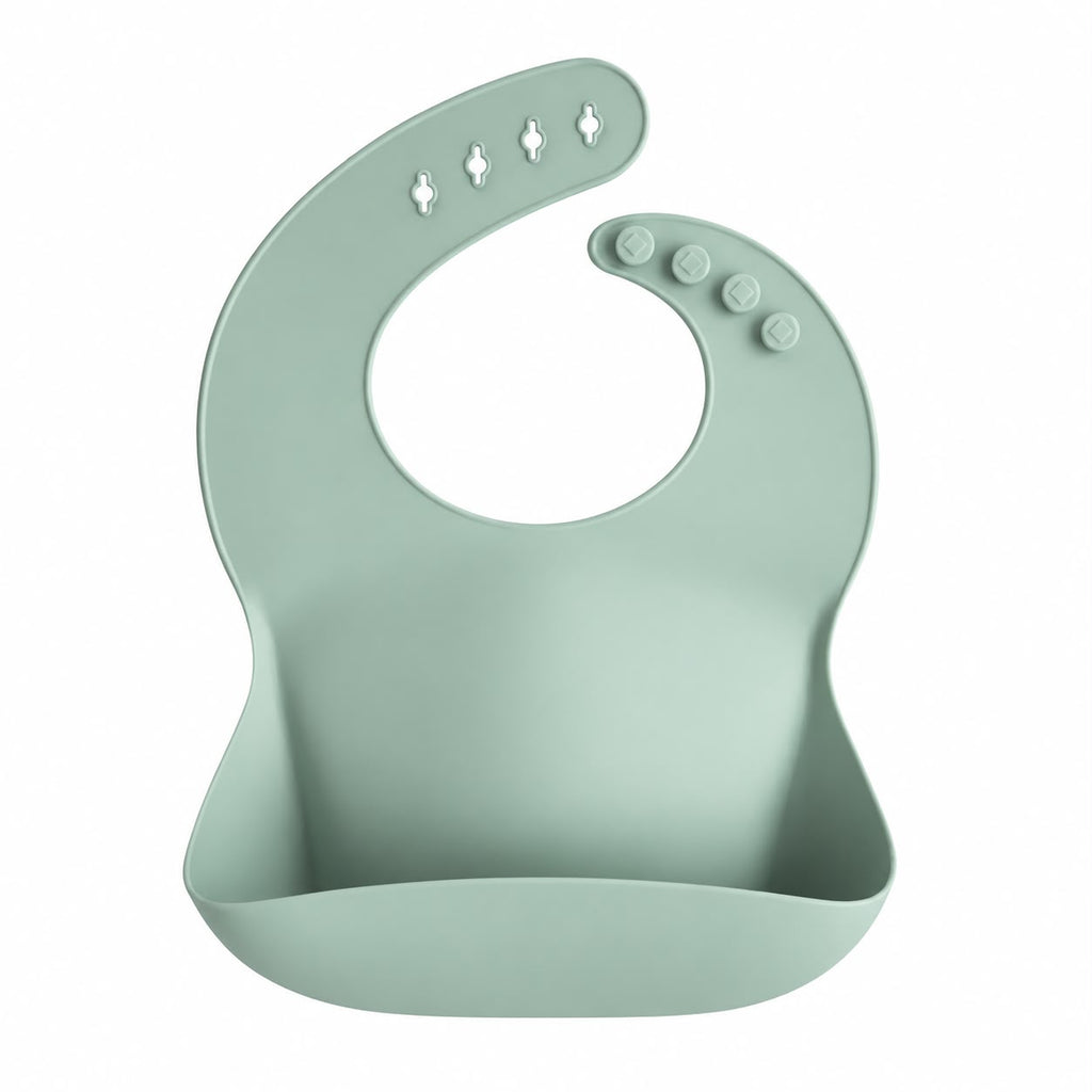 Silicone Bib – Cambridge Blue - Mushie