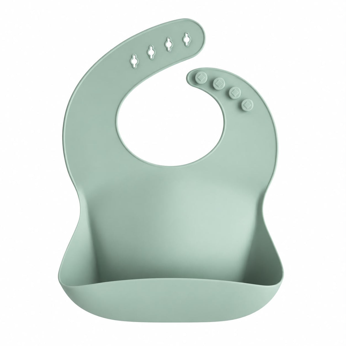 Silicone Bib – Cambridge Blue - Mushie