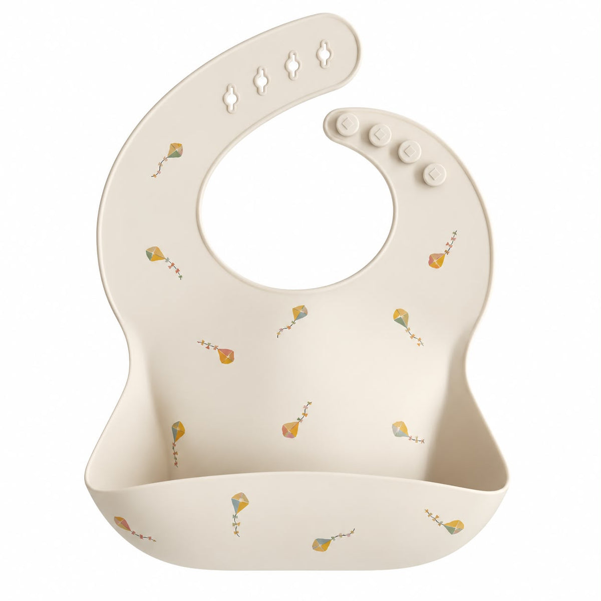 Silicone Bib - Kites - Mushie