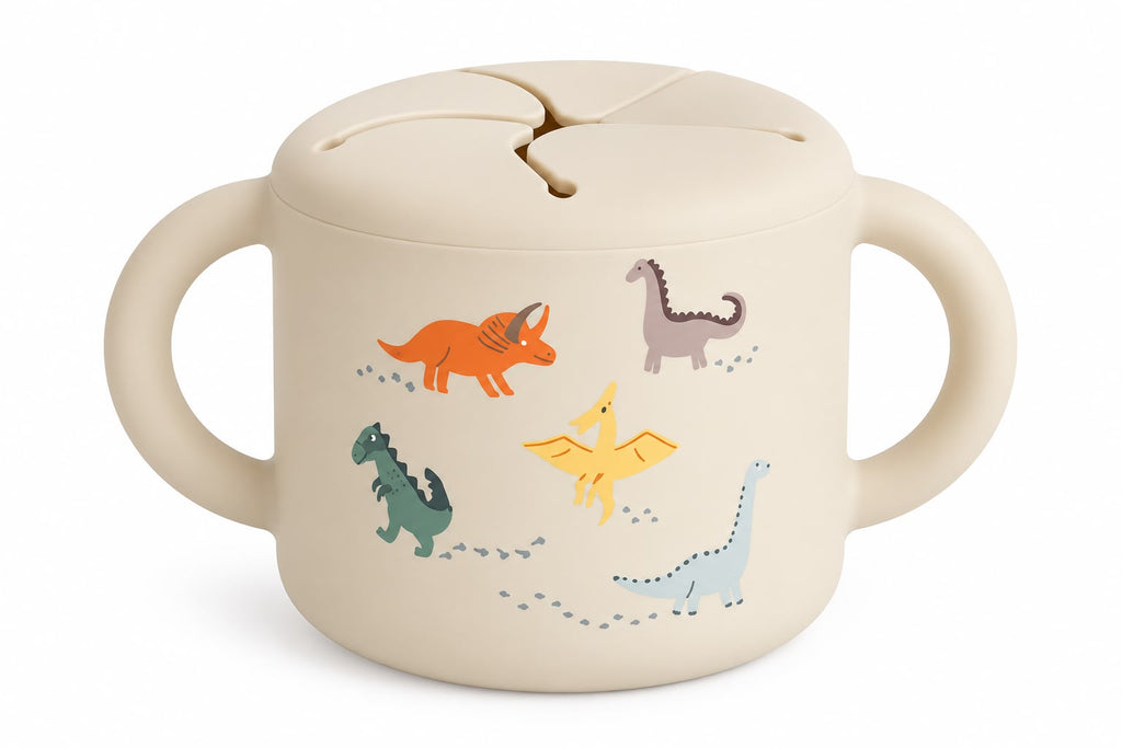 Silicone Snack Cup - Dinosaurs - Mushie