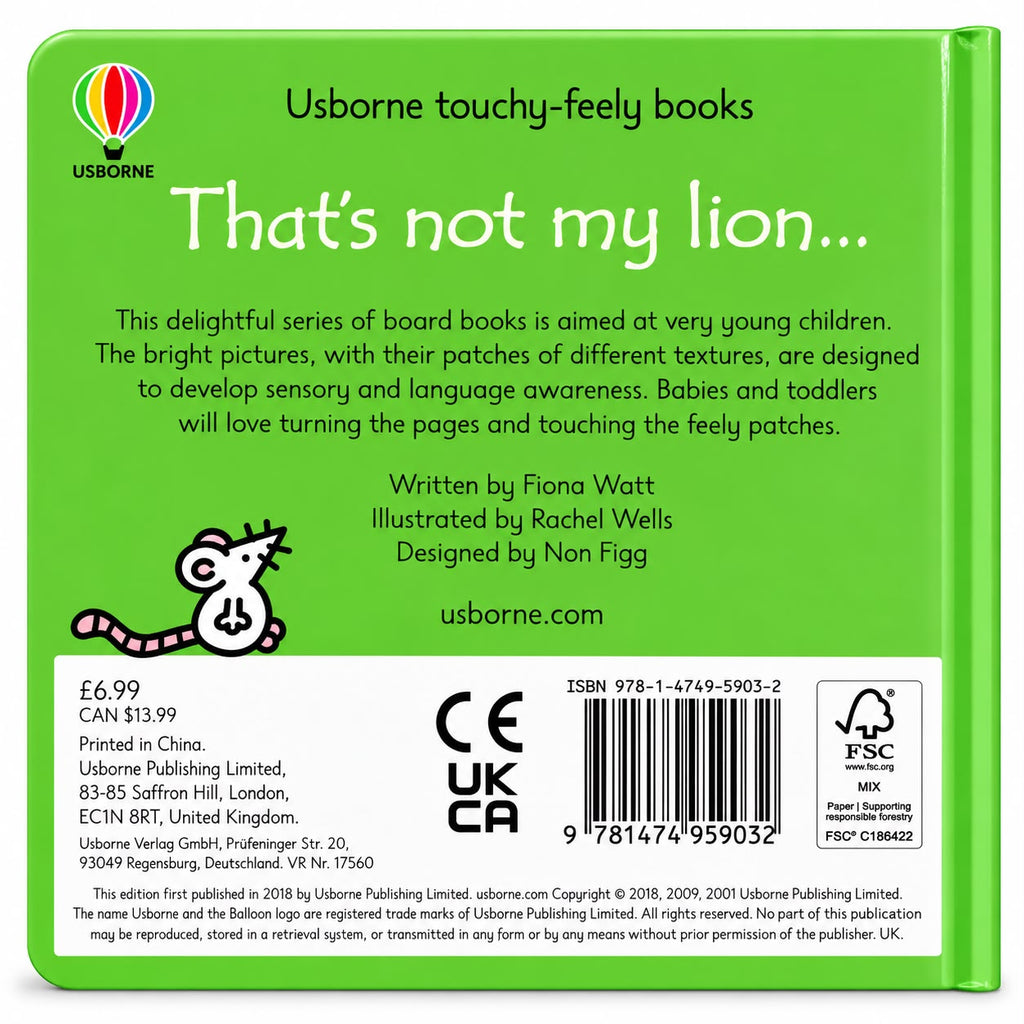 That's Not My Lion... - Usborne