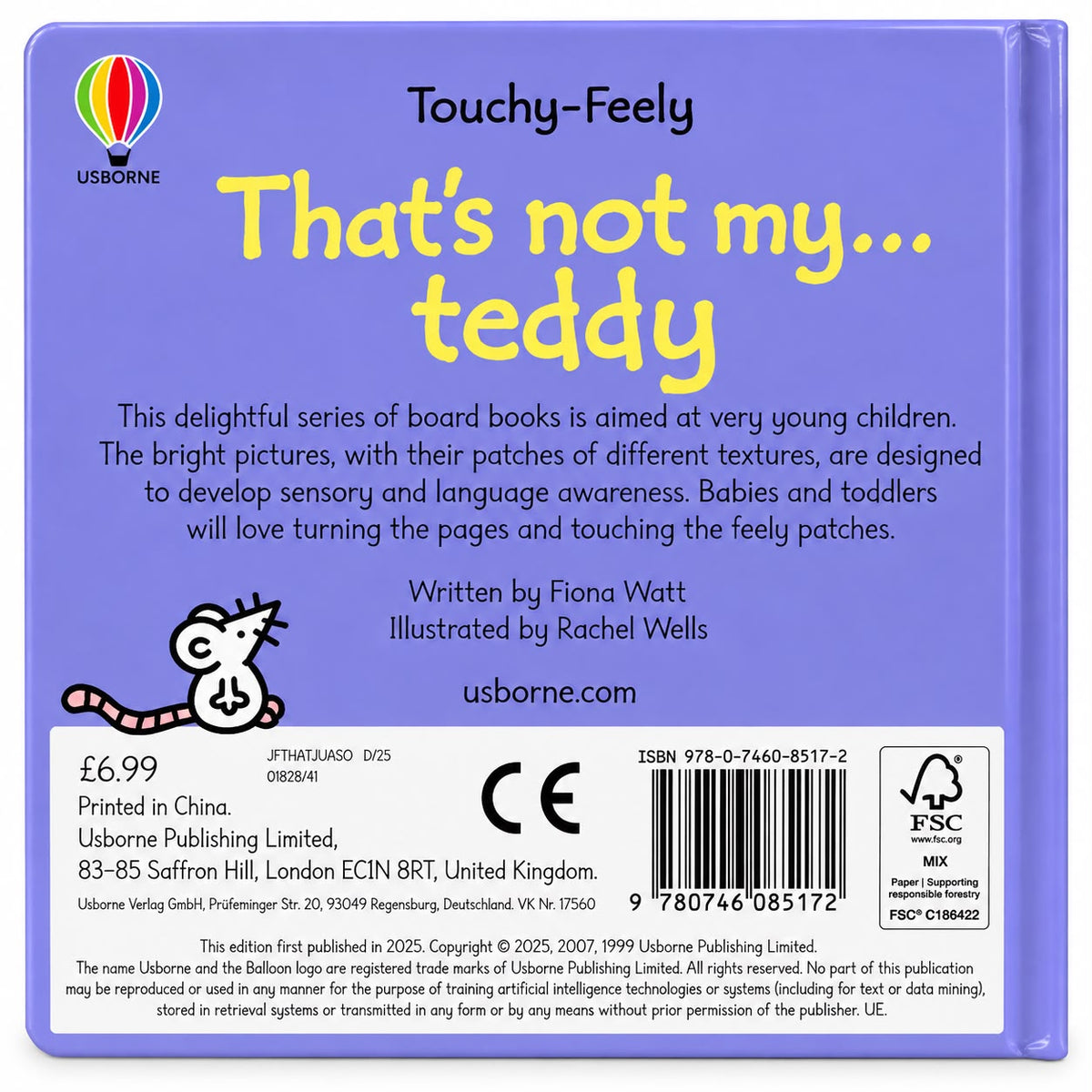 That's Not My Teddy... - Usborne
