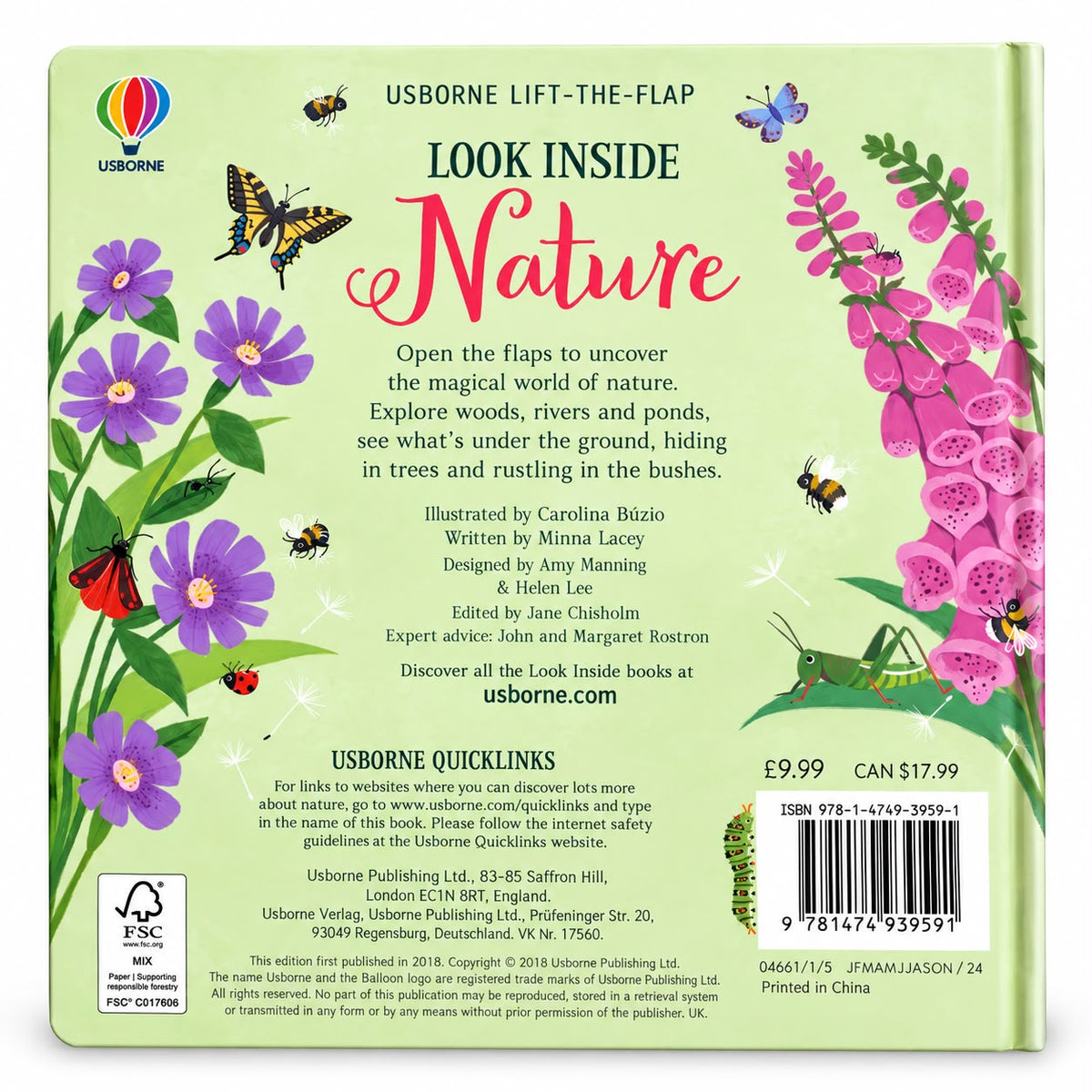 Look Inside Nature - Usborne
