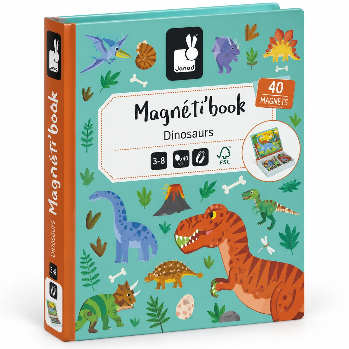 Dinosaurs Magneti'Book - Janod