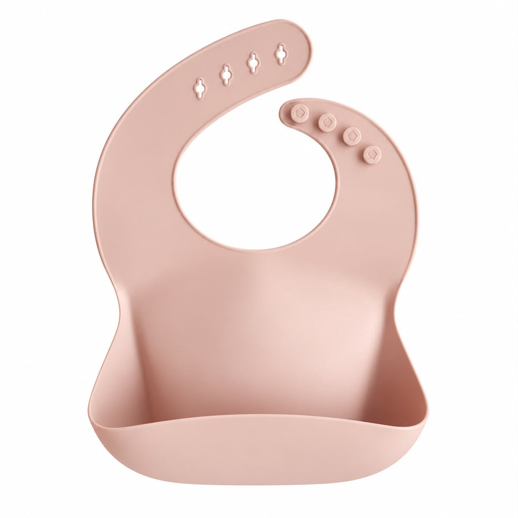 Silicone Bib – Blush - Mushie