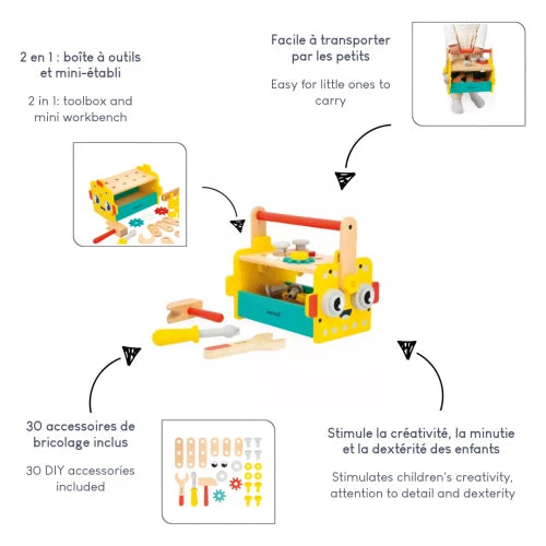 Brico'Kids Robot Toolbox- Janod
