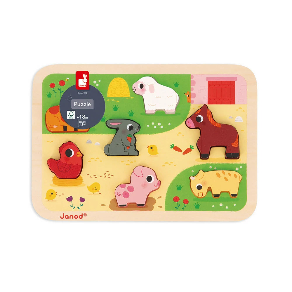 Janod Chunky Farm Puzzle - Janod