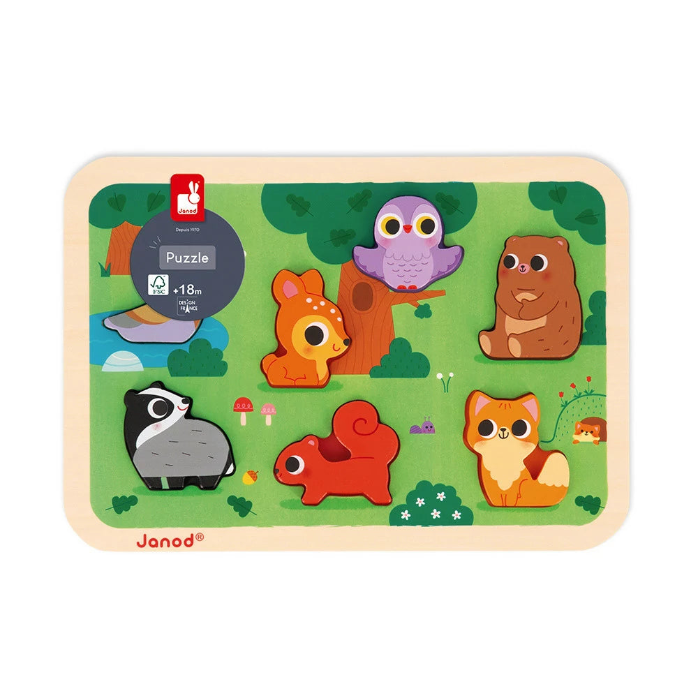 Chunky Forest Puzzle - Janod