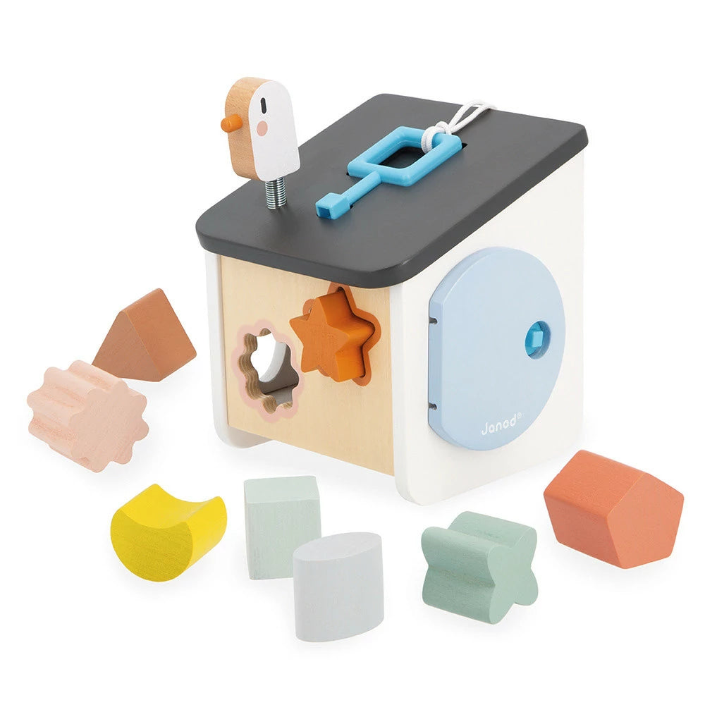 Birdhouse Shape Sorter - Janod