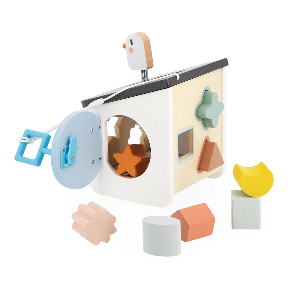 Birdhouse Shape Sorter - Janod