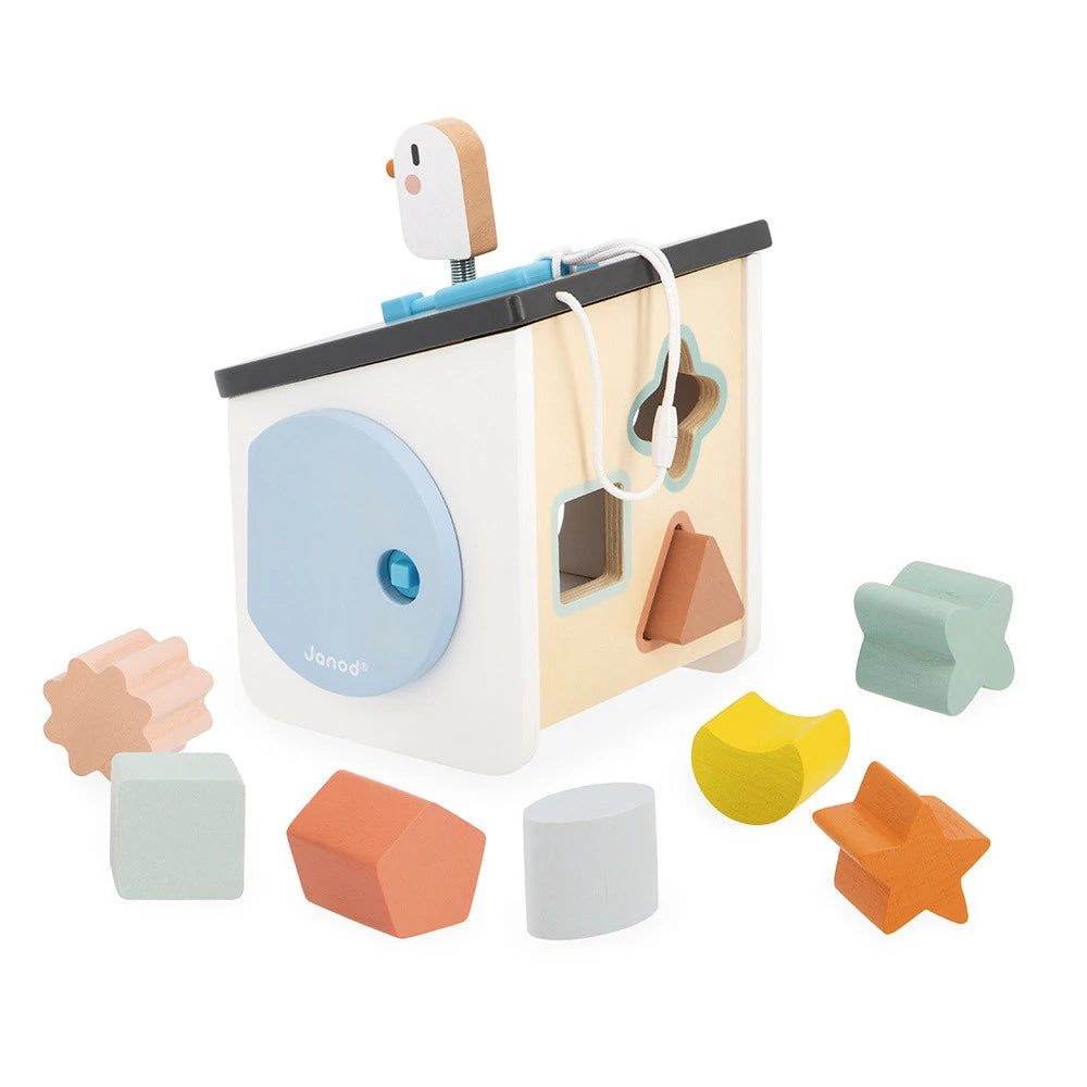 Birdhouse Shape Sorter - Janod