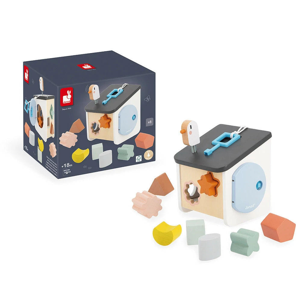 Birdhouse Shape Sorter - Janod