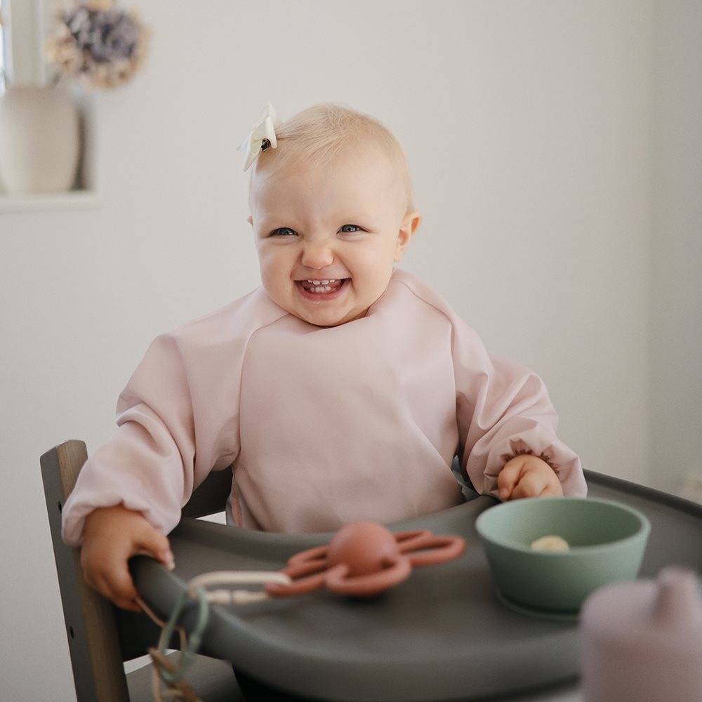 Long Sleeve Bib  Rainbow - Mushie