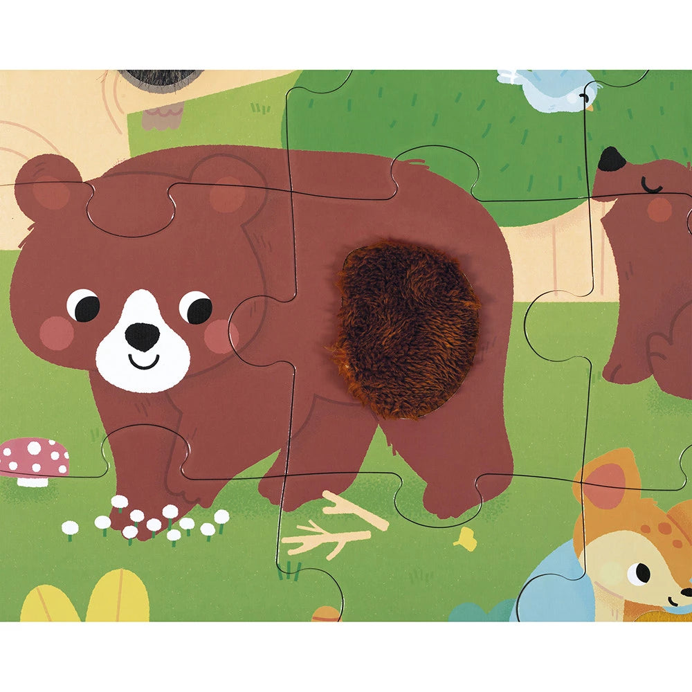 Forest Tactile Puzzle - 20 Pieces - Janod