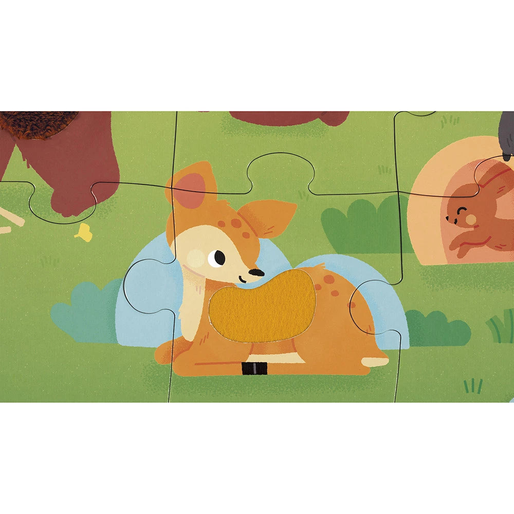 Forest Tactile Puzzle - 20 Pieces - Janod