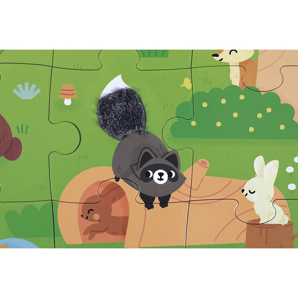 Forest Tactile Puzzle - 20 Pieces - Janod
